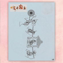 Load image into Gallery viewer, Art Addiction - Quilling Pattern Templates (18 pcs set)