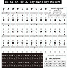 Load image into Gallery viewer, Ultimate Full Set Piano Key Sticker
